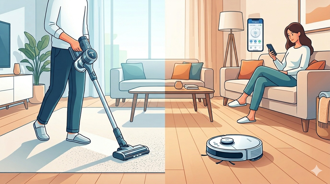 Dikey Süpürge mi Robot Süpürge mi? Doğru Seçim Rehberi