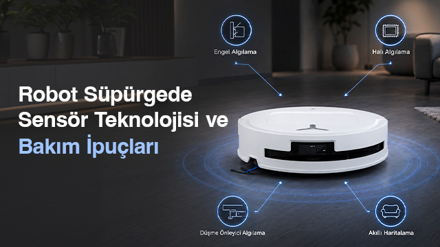 Robot Süpürgede Sensör Teknolojisi ve Bakım İpuçları