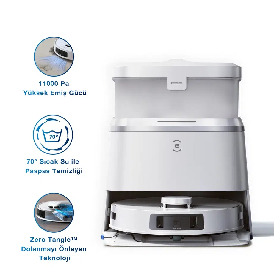 Ecovacs Deebot T30 Pro Omni Akıllı Robot Süpürge ve Paspas
