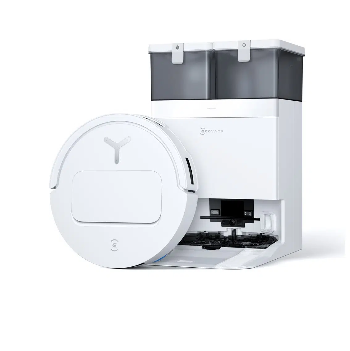 Ecovacs Deebot T50 Pro Omni Beyaz Robot Süpürge ve Paspas 15000 Pa Emiş Gücü